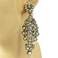 Glitz On Clip On Earrings - Silver Iridescent