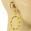 Glam Up Earrings - Yellow