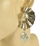 Surround Me Clip-On Earrings - Silver