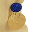 Beat It Clip-On Earrings - Royal Blue