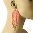 Siesta Fiesta Beaded Earrings - Pink