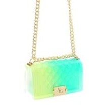 Beauty Shines Jelly Bag - Yellow/Green