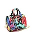 Graffiti Talk Handbag - Purple