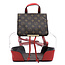 Wonder Why Backpack Set - Brown/Red
