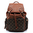 In the Know Backpack - Brown/Tan