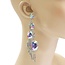 Mystical Beauty Earrings - Silver Iridescent