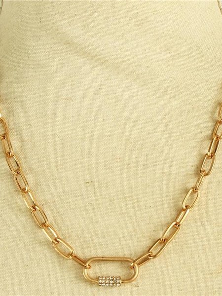 Link Up Necklace - Gold