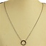 Over & Out Necklace - Silver