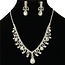 First Lady Necklace Set - Silver