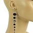All Beaded Down Earring - Navy