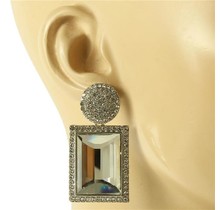 Mirror Mirror Earrings - Silver