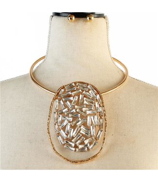 Lost In The Galaxy Necklace Set - Gold