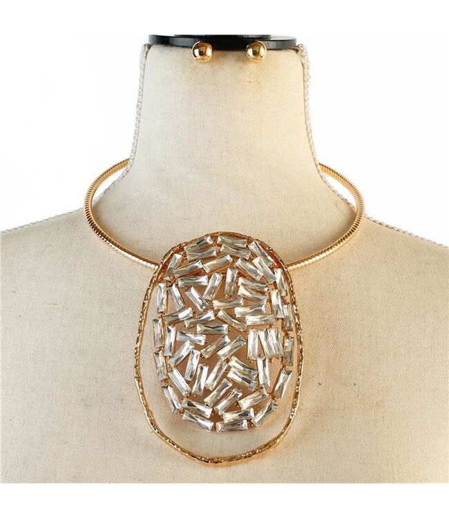 Lost In The Galaxy Necklace Set - Gold