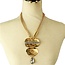 Only You Necklace Set - Gold/Clear