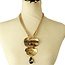 Only You Necklace Set - Gold/Black