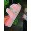 Cozy Vibes Platform Sandals - Blush