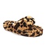 Warm Wishes Platform Sandals - Leopard