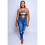 In A Frenzy Snakeskin Bodysuit