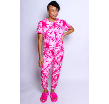 Vibe With Me Tie Dye Set - Pink