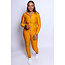 Active Lifestyle Hoodie & Leggings Set - Mustard