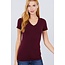 Fruity Plum V Neck T-Shirt