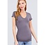 Charcoal V Neck T-Shirt