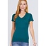 Winter Teal V Neck T-Shirt