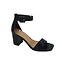 Wherever I Go Block Heels - Black Croc