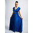 Fame & Fortune Velvet Maxi Dress Royal Blue