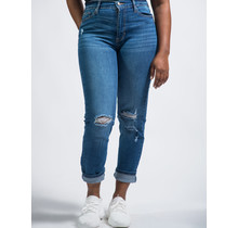 Taking Time Slim Straight Ultra High Rise Jeans