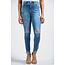 Distress Signal Skinny Jeans - LIGHT WASH