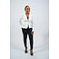 Just Dance Buttoned Blazer - White