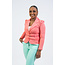 All Business Belted Blazer - Peach