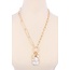 Best Kept Stone Necklace - White Marble