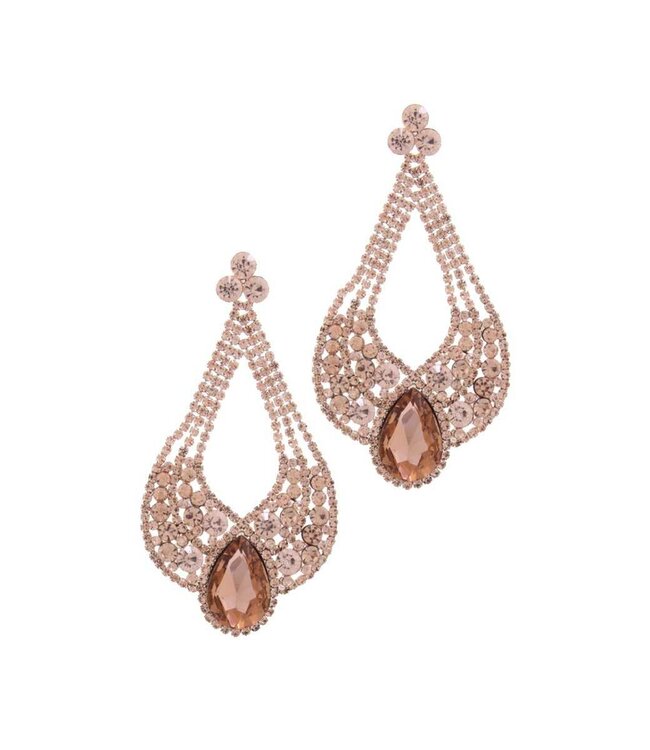 Wow Factor Earrings - Rose Gold