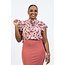 Beautiful Things Floral Top - Mauve