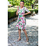Pretty Palms Belted Dress
