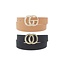 Call On Me Pearl Accent Belt Set - Clay