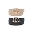 Call On Me Pearl Accent Belt Set - Blush
