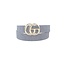 Total Knockout Textured Belt - Dusty Blue