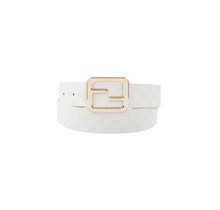 Deep Connections Belt - White