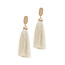 Dinner Date Tassel Earrings - Ivory