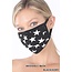 So Essential Washable Mask - Black Ivory Star Print