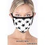 So Essential Washable Mask - Ivory Black Star Print