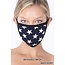 So Essential Washable Mask - Navy Ivory Star Print