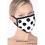 So Essential Washable Mask - Ivory Black Polka Dot