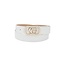 Square Deal Pearl Belt - White