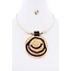 Take Charge Necklace Set - Black