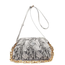 New Things Ruched Bag - Black/White