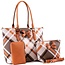 Getting Down Handbag Set - Cognac